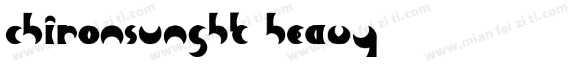 chironsunghk heavy字体转换